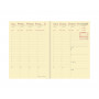 Agenda QUOVADIS AFFAIRES PRESTIGE Soho Beige - 10x15cm - 1 semaine sur 2 pages Verticale