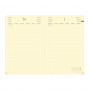 Agenda QUOVADIS Daily 21 prestige Silk bordeaux 1 jour par page 13x21cm 5 langues coloris Noir