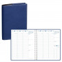 Agenda QUOVADIS EUREQUART Club navy 24x30cm - 1 semaine sur 2 pages - VERTICAL