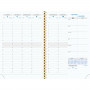 Recharge agenda EXACOMPTA SAD 20W - 15x21cm - 1 semaine sur 2 pages