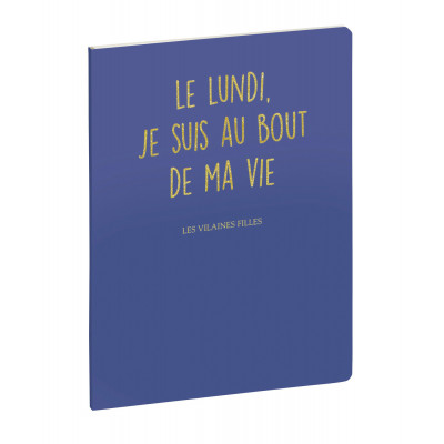 Recharge Notebook EXACOMPTA Les vilaine filles - Ligné - 15x21cm - BLEU