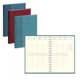 Agenda de bureau Eurotime 24 Amélie 16x24 cm Semainier Janvier à Décembre  2024 - Couleurs assorties sur