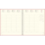 Agenda EXACOMPTA Eurotime 18W Swan - 170x150mm - 1 semaine sur 2 pages - spirale (COLORIS ALEATOIRES)