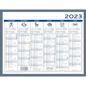 TOBJA Calendrier mural 2024 XXL effaçable - Grand calendrier