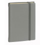 Agenda QUOVADIS MINISTRE Prestige 16x24cm - Silk Gris - 1 semaine sur 2 pages Vertical