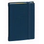 Agenda de poche QUOVADIS DAILY POCKET Prestige avec répertoire multi-langues couverture Silk marine 8,5x13cm - 1 jour par page