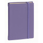 Agenda de poche QUOVADIS DAILY POCKET Prestige avec répertoire multi-langues couverture Silk lilas 8,5x13cm - 1 jour par page