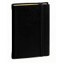 Agenda QUOVADIS DAILY 17 - 12x17cm  - 1 jour par page couverture SILK NOIR EBENE