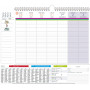 Calendrier QUOVADIS Family Planner hebdomadaire - 30x30cm