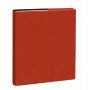 Agenda QUOVADIS EXECUTIF Prestige 16x16cm - Marlow Bordeaux - 1 semaine sur 2 pages Vertical