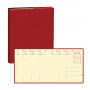 Agenda QUOVADIS EXECUTIF Prestige 16x16cm - Marlow Bordeaux - 1 semaine sur 2 pages Vertical