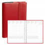 Agenda QUOVADIS TIME&LIFE XLARGE Time & Life - Rouge Vermillon - 21x27cm - 1 semaine sur 2 pages Vertical