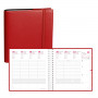 Agenda QUOVADIS TIME&LIFE SEPT Medium 16x16cm - Time & Life Rouge Vermillon - 1 semaine sur 2 pages Vertical