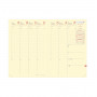 Agenda QUOVADIS MINISTRE Prestige Marlow Camel - 16x24cm - 1 semaine sur 2 pages Verticale