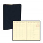 Agenda QUOVADIS AFFAIRES PRESTIGE Marlow Bleu Nuit - 10x15cm - 1 semaine sur 2 pages Verticale