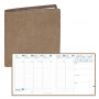 Agenda QUOVADIS EXECUTIF 16x16cm - Julo Taupe - 1 semaine sur 2 pages Vertical