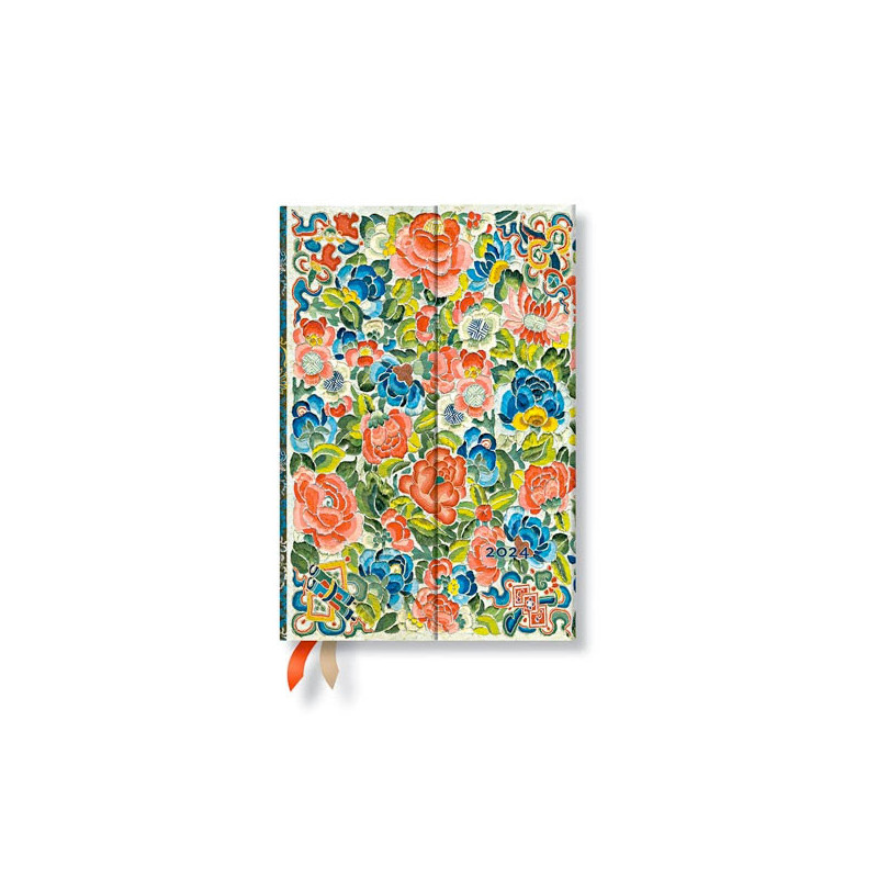 Agenda 2025 PAPERBLANKS Broderie de l?Opéra de Pékin - Mini - 100×140mm - 1 jour par page