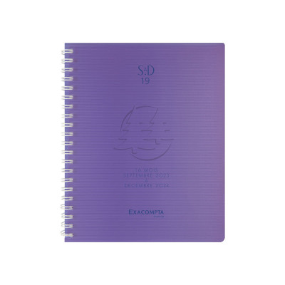 Agenda Semanal Sin Fecha, Encuadernada En Espiral, Lista De