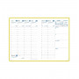 Recharge agenda QUOVADIS RANDONNEE tranche OR 9x12,5cm - 1 semaine sur 2 pages + répertoire