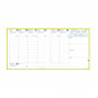 Recharge agenda QUOVADIS EXECUTIF tranche OR + répertoire 16x16cm - 1 semaine sur 2 pages