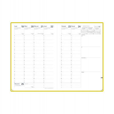 Recharge Agenda 2024 QUOVADIS Ministre tranche OR 16x24 cm - 1