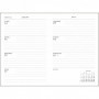 Agenda PAPERBLANKS (Flexis) Papier Marbré Cockerell - Mini - 95×140mm - 1 semaine sur 2 pages Horizontal
