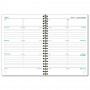 Recharge agenda EXACOMPTA SAD 19S spirale - 13,5x18cm - 1 semaine sur 2 pages