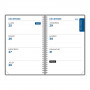 Agenda OXFORD Viso+ Spirale - 10x15cm - 1 semaine sur 2 pages Horizontal + Notes (COLORIS ALEATOIRES)