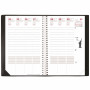 Agenda QUOVADIS TIME&LIFE POCKET violet - 10x15cm - 1 semaine sur 2 pages