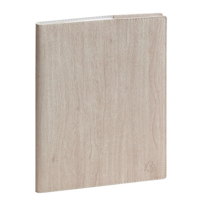 Agenda EXACOMPTA Horizon 20 Woody Beige - 15x21cm - 1 semaine sur 2 pages