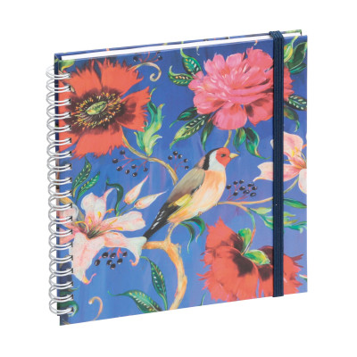 Agenda EXACOMPTA Lady 18S spirale Sophie Adde Oiseau - 15 x 17 cm - 1 semaine sur 2 pages + NOTES