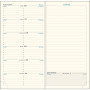 Agenda EXACOMPTA Espace 17 Woody Taupe - 9x17,5cm - 1 semaine sur 1 page Horizontal + Notes