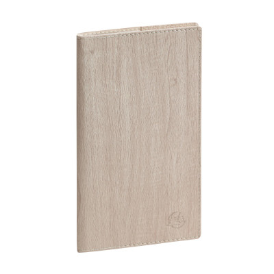 Agenda EXACOMPTA Espace 17 Woody Beige - 9x17,5cm - 1 semaine sur 1 page Horizontal + Notes