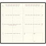 Agenda EXACOMPTA Eurotime 16 Woody Beige - 8,5x16cm - 1 semaine sur 2 pages Horizontal