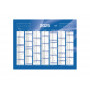 Calendrier de Banque Bleu 27x21cm carton rigide