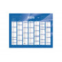 Calendrier de Banque Bleu 43x33.5cm carton rigide