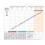 Calendrier QUOVADIS Family Planner hebdomadaire - 30x30cm