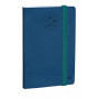 Agenda QUOVADIS PRESIDENT SD 21x27cm - 16 mois Everest bleu denim - 1 semaine sur 2 pages