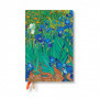 Agenda PAPERBLANKS Iris de Van Gogh - Mini - 95×140mm - 1 semaine sur 2 pages Horizontal