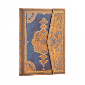 Carnet PAPERBLANKS ligné - Safavide Indigo - Midi 130×180mm