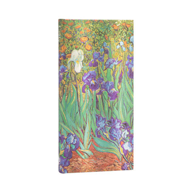 Carnet PAPERBLANKS ligné - Iris de Van Gogh - Slim 95×180mm