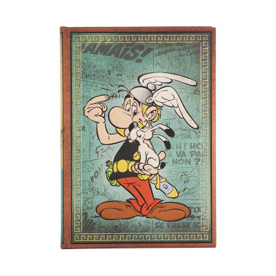 Carnet PAPERBLANKS non ligné - Astérix le Gaulois - Midi 120×180mm