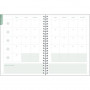 Agenda EXACOMPTA Gomargu spirale - 15x21cm - Au Top - 1 semaine sur 1 page