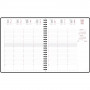 Agenda EXACOMPTA Eurotime 22W Forever - 225x185mm - 1 semaine sur 2 pages - spirale (COLORIS ALEATOIRES)