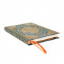 Agenda PAPERBLANKS Chroniques Turquoises - Midi - 180x130mm - 1 semaine sur 2 pages Horizontal