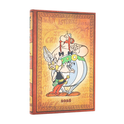 Agenda PAPERBLANKS Les Aventures d’Astérix - Mini - 140x95mm - 1 semaine sur 2 pages Vertical