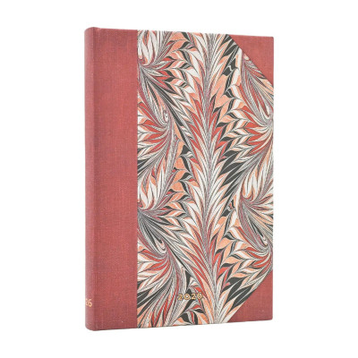 Agenda PAPERBLANKS Papier Marbré Cockerell - Mini - 140x95mm - 1 semaine sur 2 pages Vertical