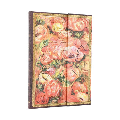 Agenda PAPERBLANKS Collection Les Manuscrits Estampés - Midi - 180x130mm - 1 semaine sur 2 pages Horizontal