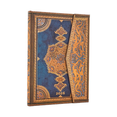 Agenda PAPERBLANKS Reliure Safavide - Midi - 180x130mm - 1 semaine sur 2 pages Vertical