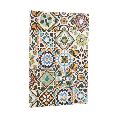 Agenda PAPERBLANKS Céramique Portugaise - Maxi - 210x135mm - 1 semaine sur 2 pages Vertical